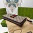 Gucci Zip Around Wallet In Web Bee GG Supreme Canvas
