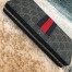 Gucci Zip Around Wallet in Black GG Supreme Canvas with Web