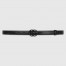 Gucci GG Marmont Belt 20MM in Black Leather with Black Buckle