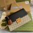 Gucci Padlock Medium Shoulder Bag in GG Canvas with Leather