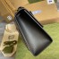 Gucci Padlock Medium Shoulder Bag in Black Guccissima Leather