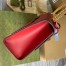Gucci Padlock Medium Shoulder Bag in Red Guccissima Leather