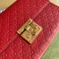 Gucci Padlock Medium Shoulder Bag in Red Guccissima Leather