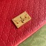 Gucci Padlock Medium Shoulder Bag in Red Guccissima Leather