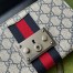Gucci Padlock Small Shoulder Bag in Blue GG Supreme Canvas