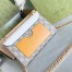 Gucci Padlock Small Shoulder Bag in GG Canvas with White Leather