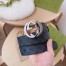Gucci Black GG Supreme Belt 38MM with Interlocking G Buckle