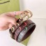 Gucci Brown GG Marmont Belt 30MM with Gucci 100 Print