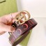Gucci Brown GG Marmont Belt 30MM with Gucci 100 Print