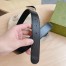 Gucci GG Marmont Black Belt 30MM with Black Double G Buckle