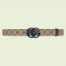 Gucci Supreme GG Marmont Belt 30MM with Blue GG Buckle