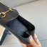 Gucci Women's Foldable Slim Horsebit Loafers in Black Leather