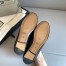 Gucci Women's Foldable Slim Horsebit Loafers in Black Leather