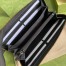 Gucci GG Marmont Zip Around Wallet In Black Leather