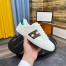 Gucci Women's Ace White Sneakers with Studded & Pearl 