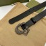 Gucci Dionysus Belt 30MM in Black Leather 