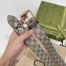 Gucci GG Supreme Bee Print 38MM Belt with Square Buckle