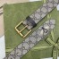 Gucci GG Supreme Bee Print 38MM Belt with Square Buckle