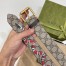 Gucci GG Supreme Kingsnake Print 38MM Belt with Square Buckle