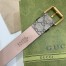 Gucci GG Supreme Kingsnake Print 38MM Belt with Square Buckle