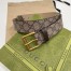 Gucci GG Supreme Tiger Print 38MM Belt with Square Buckle