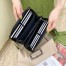 Gucci GG Marmont Zip Around Wallet In Black Matelasse Leather
