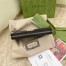 Gucci GG Marmont Zip Around Wallet In Black Matelasse Leather