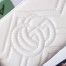 Gucci GG Marmont Zip Around Wallet In White Matelasse Leather