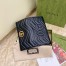 Gucci GG Marmont Continental Wallet In Black Matelasse Leather