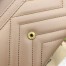 Gucci GG Marmont Continental Wallet In Dusty Pink Matelasse Leather