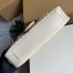 Gucci GG Marmont Medium Shoulder Bag in White Chevron Leather