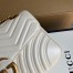 Gucci GG Marmont Medium Shoulder Bag in White Chevron Leather