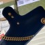 Gucci GG Marmont Small Shoulder Bag in White Diagonal Leather