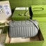 Gucci GG Marmont Small Shoulder Bag in Grey Matelasse Leather