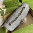 Gucci GG Marmont Small Shoulder Bag in Grey Matelasse Leather