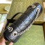 Gucci GG Marmont Small Shoulder Bag in Black Matelasse Leather