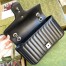 Gucci GG Marmont Small Shoulder Bag in Black Matelasse Leather