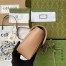 Gucci GG Marmont Small Shoulder Bag in Beige Matelasse Leather