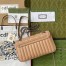 Gucci GG Marmont Small Shoulder Bag in Beige Matelasse Leather
