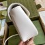 Gucci GG Marmont Small Shoulder Bag in White Matelasse Leather