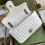 Gucci GG Marmont Small Shoulder Bag in White Matelasse Leather