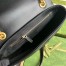 Gucci GG Marmont Small Shoulder Bag in Black Leather with Double G Studs
