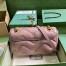 Gucci GG Marmont Small Shoulder Bag in Nude Leather with Double G Studs