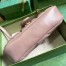 Gucci GG Marmont Small Shoulder Bag in Nude Leather with Double G Studs