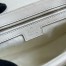 Gucci GG Marmont Small Shoulder Bag in White Leather with Double G Studs