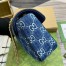 Gucci GG Marmont Small Shoulder Bag in Blue GG Denim