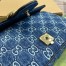 Gucci GG Marmont Small Shoulder Bag in Blue GG Denim