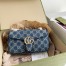 Gucci GG Marmont Small Shoulder Bag in Denim with Crystals GG 