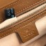 Gucci GG Marmont Small Shoulder Bag in Brown Diagonal Leather