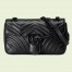 Gucci GG Marmont Small Shoulder Bag with Black Hardware